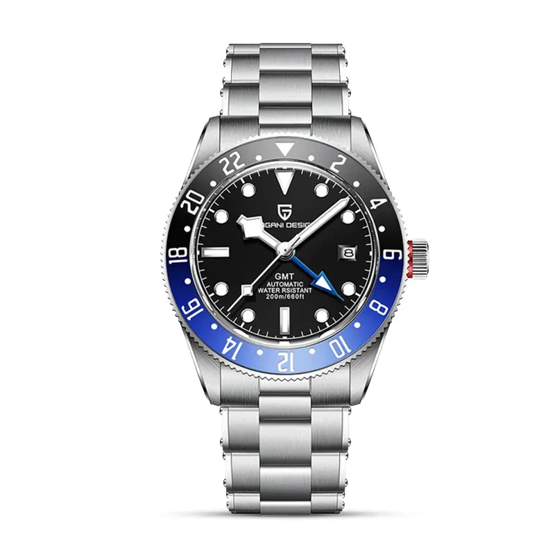 Pagani Design PD-1706 Black Bay GMT Automatic Men's Watch